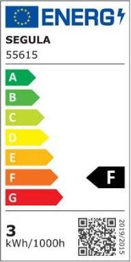 Energie-Label Segula LED G9 Stift 3,0W 2200K matt G9 3W 2200K dimmbar (G9, 3 W, 260 lm, 1 x, F)