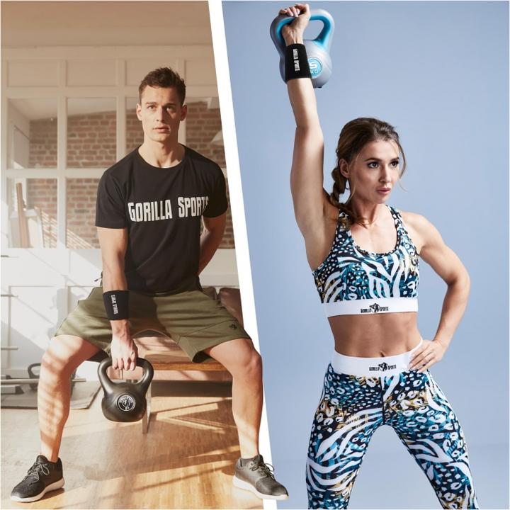 Produktbild Gorilla Sports Kettlebell Wristlet - Handgelenkschutz (11, One Size)