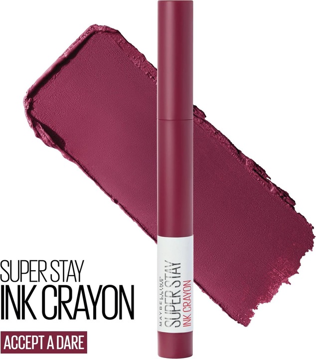 Actual product image Maybelline New York Super Stay Ink Crayon (Rose)