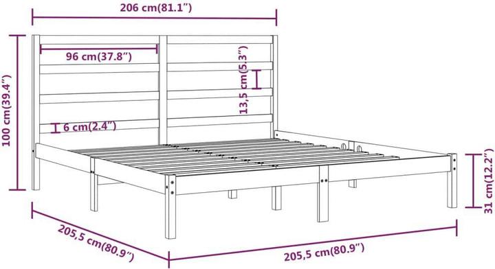 Produktbild vidaXL Bone (200 x 200 cm)