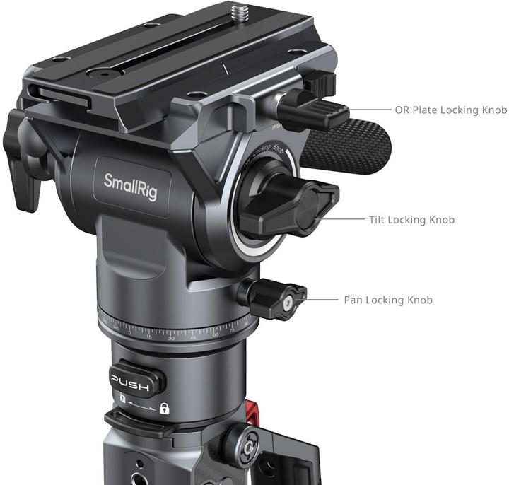 Produktbild SmallRig 5565 Carbon Fiber Video Monopod (Carbon, Kunststoff, Metall)