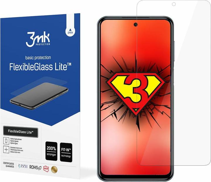 Actual product image 3MK FlexibleGlass Lite Display Film (1 Piece, Xiaomi Redmi Note 10 Pro)