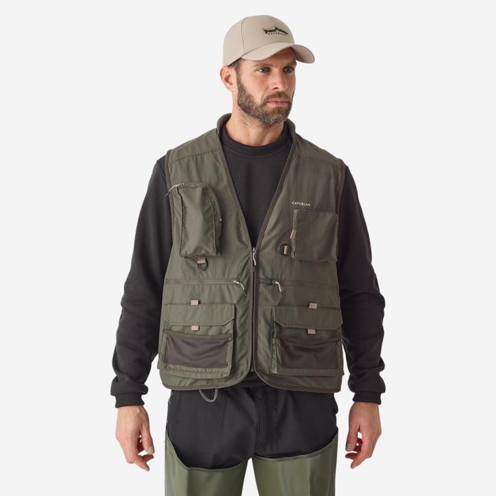 Produktbild Caperlan Angelweste FV 500 khaki (XL)