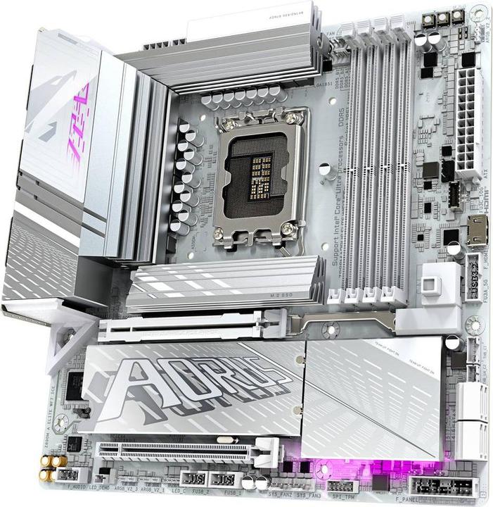 Image du produit Gigabyte Z890 AORUS Elite WIFI7 ICE (LGA 1851, Intel Z890, ATX)
