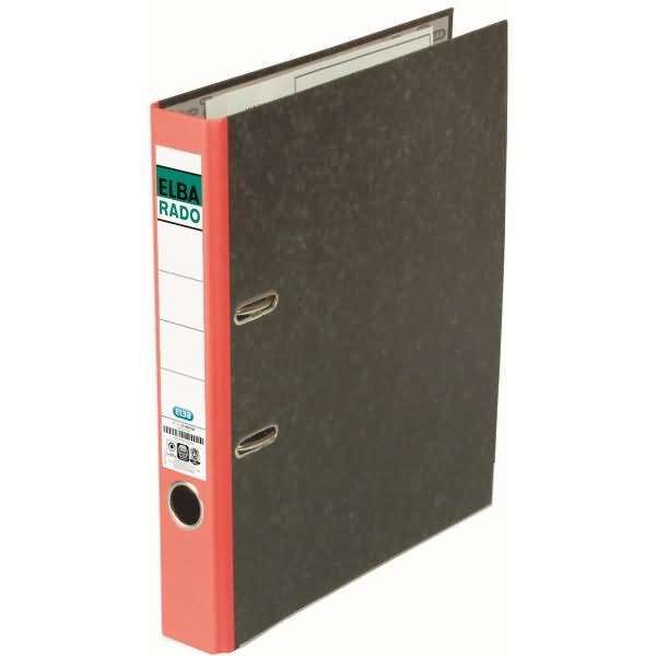 Actual product image Elba Folder rado 100555310 DIN A4 50mm cardboard red (A4, 50 mm, 1 pcs.)