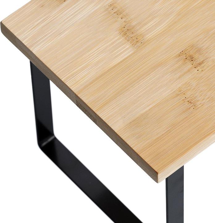 Productafbeelding Zeller Present Planchet, bamboe/metaal, zwart