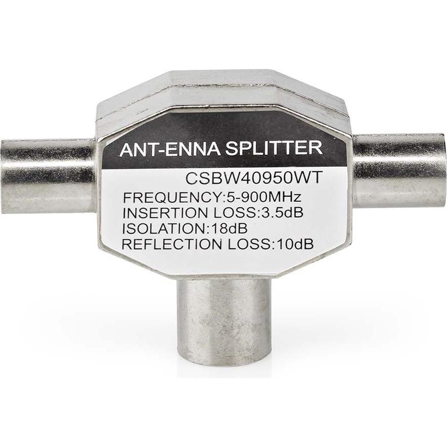 Thumbnail - Nedis Koaxial-Adapter 2X IEC (C oaxial) Stecker - IEC (Coax (Antennenkabel), Antennenkabel