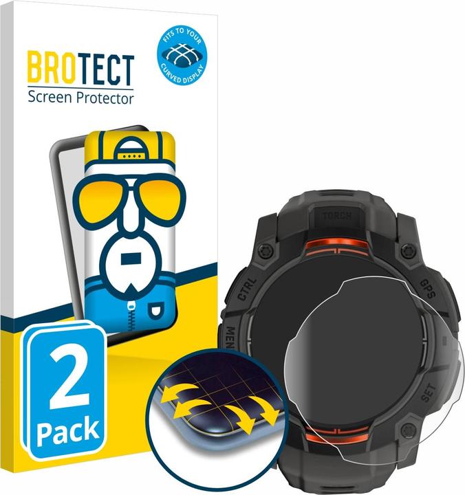 Produktbild BROTECT Fullscreen Schutzfolie Displayschutz Folie Klar Transparent
