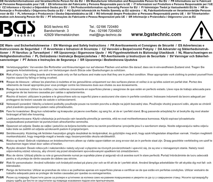 Produktbild BGS Werkstatt-Drehstuhl mit Lehne | höhenverstellbar