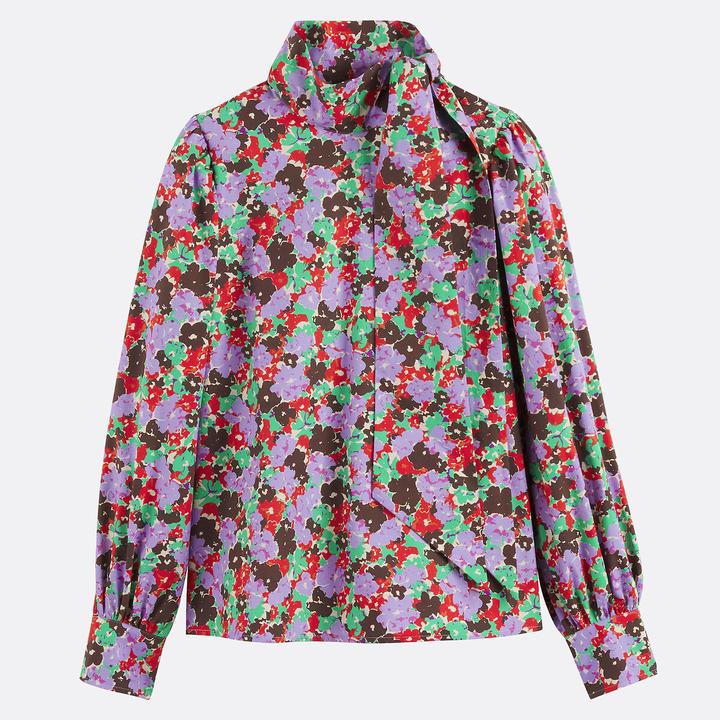 Immagine prodotto La Redoute Collections Lavendelhemd mit Blumendruck (L)