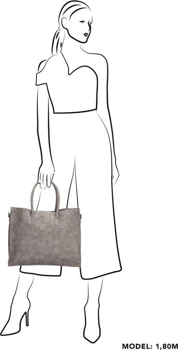 Immagine prodotto Zebra Trends Lisa XL Shopper - Middengrijs