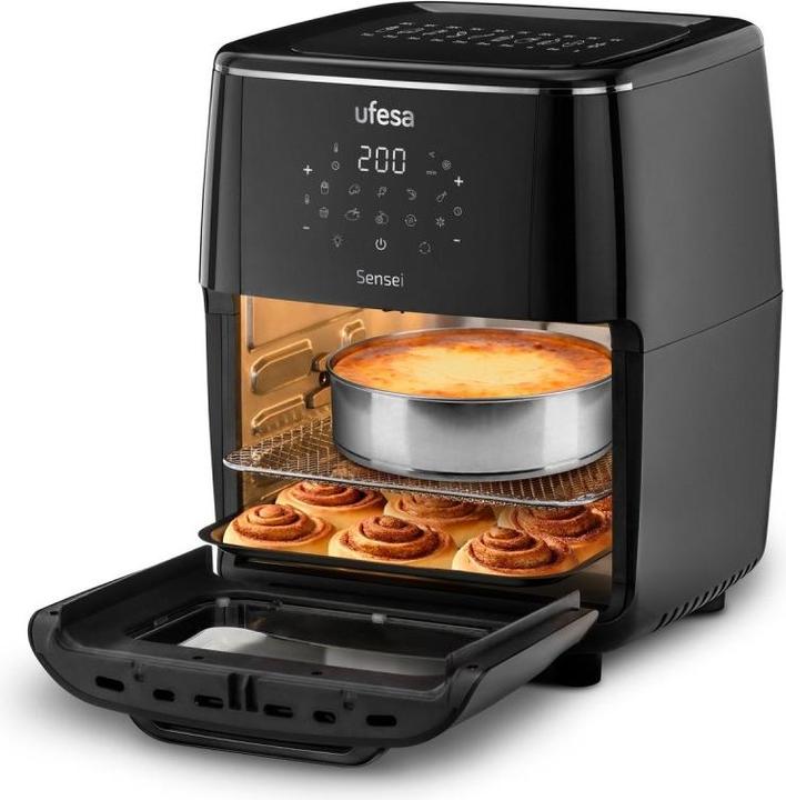 Actual product image Ufesa Air Fryer Sensei 12l W/Spin Basket Door