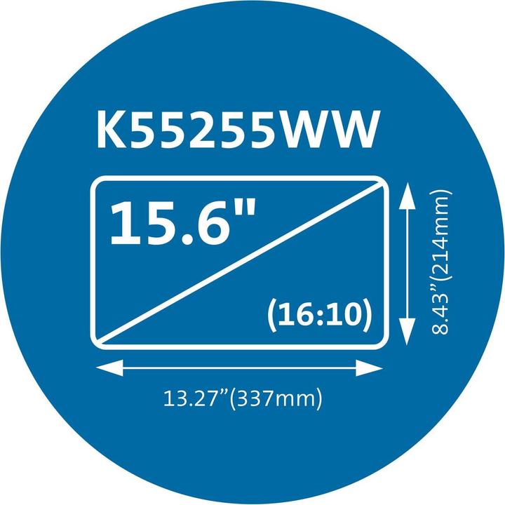 Actual product image Kensington View protection filter MagPro Magnetic Privacy 15.6" (15.60", 16 : 10)