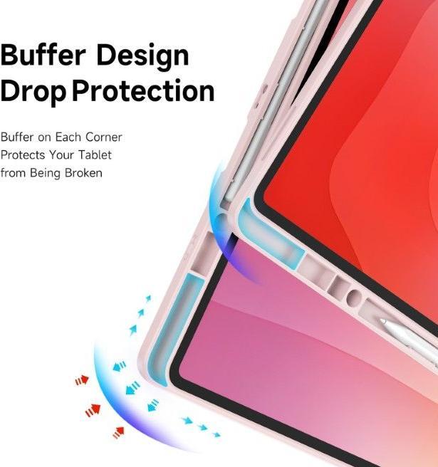 Image du produit Samsung Galaxy Tab S11 - Ducis Magi Series, aufstellbares Flip-Etui, Pink (Samsung Galaxy Tab S11 Ultra)