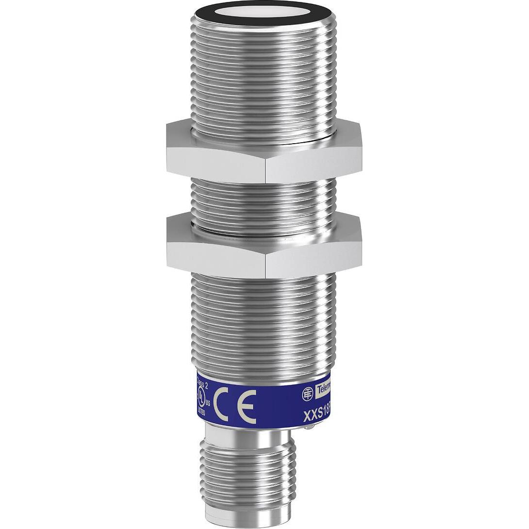 Schneider Electric XXS18S1AM12 M18 4-20mA SN=1m Sensore a ultrasuoni, Domotica