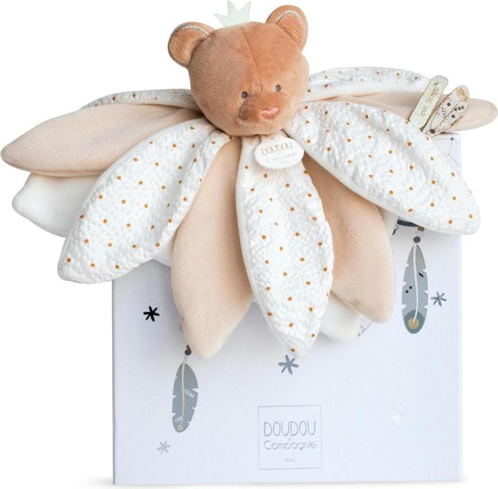 Produktbild Doudou et Compagnie Schmusetuch Bär Blüte