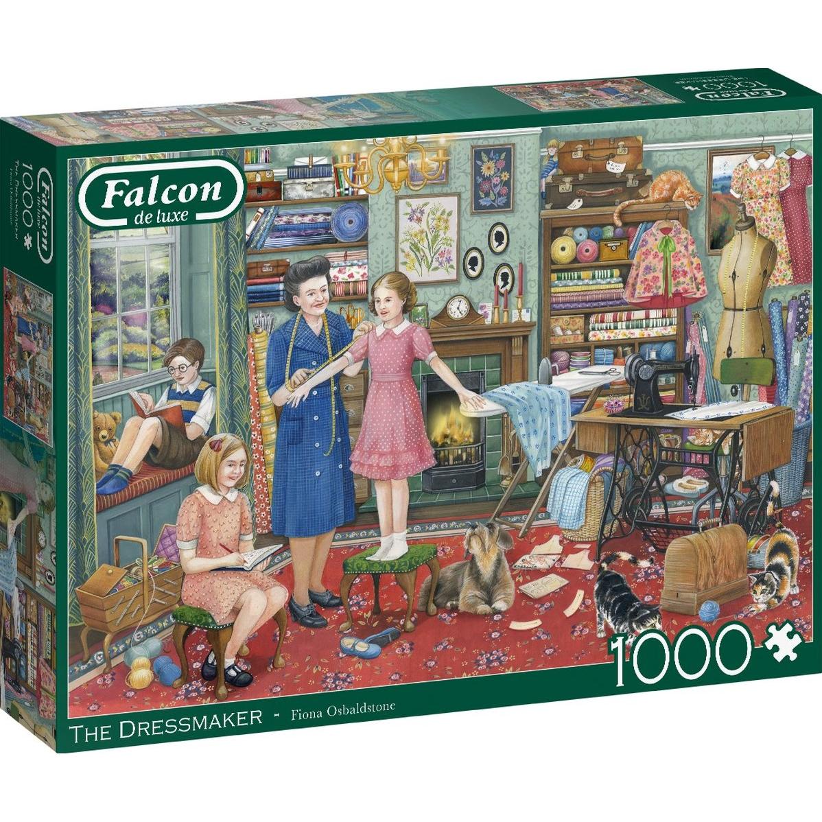 Jumbo Spiele Falcon The Dressmaker 1000 Teile - Puzzle für Erwachsene (1000 Teile)