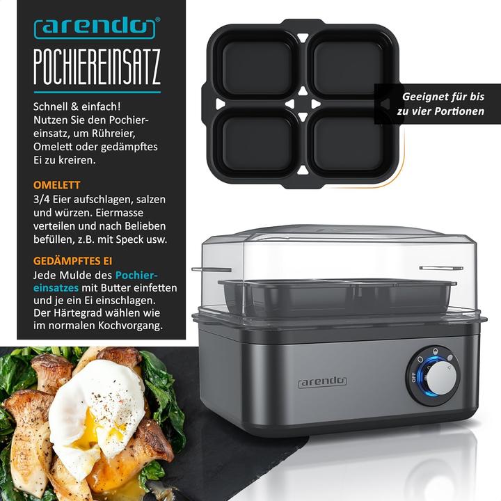 Produktbild Arendo Eierkocher Edelstah
