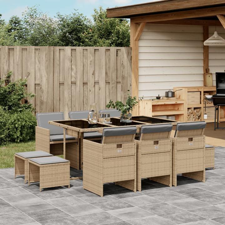 Produktbild vidaXL Garten Essgruppe (165 x 106 x 73 cm)