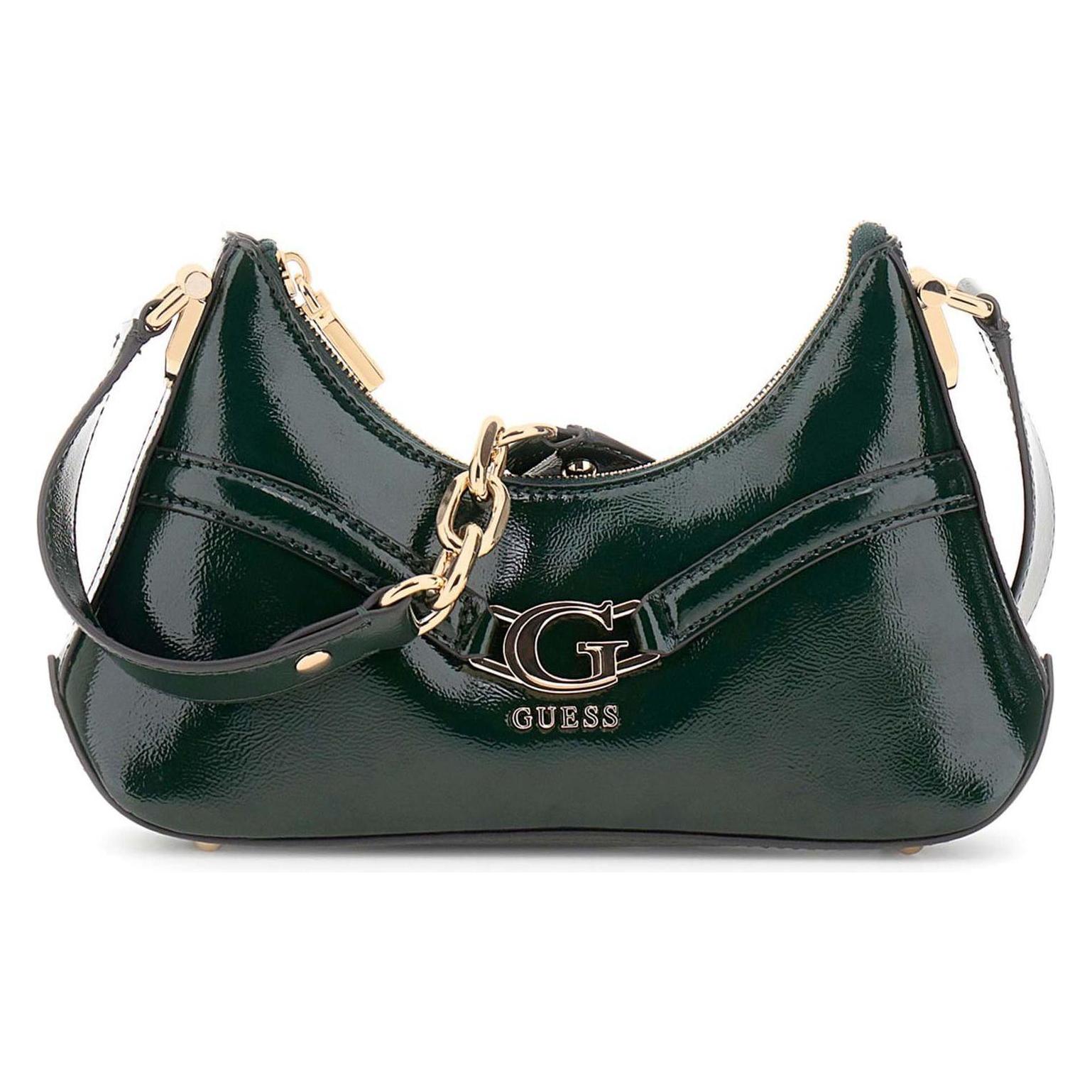 Guess, Damen, Handtasche, Dea Crossbody Top Zip, Grün