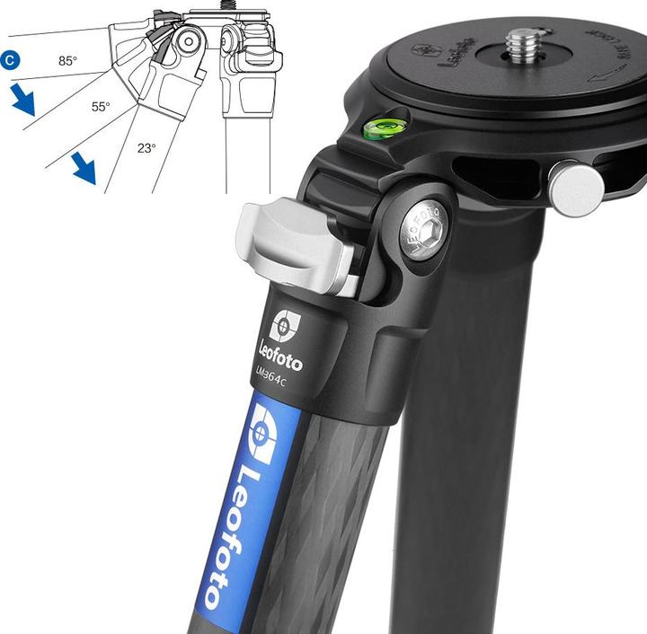 Produktbild Leofoto Summit LM-404cl (Metall, Carbon)