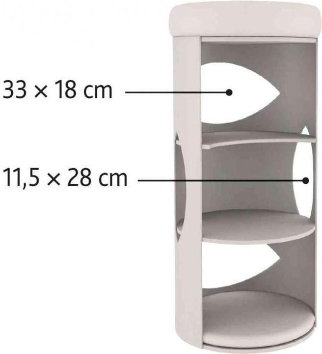 Actual product image Trixie scraper barrel Gracia, 85cm (85 cm, Light grey)