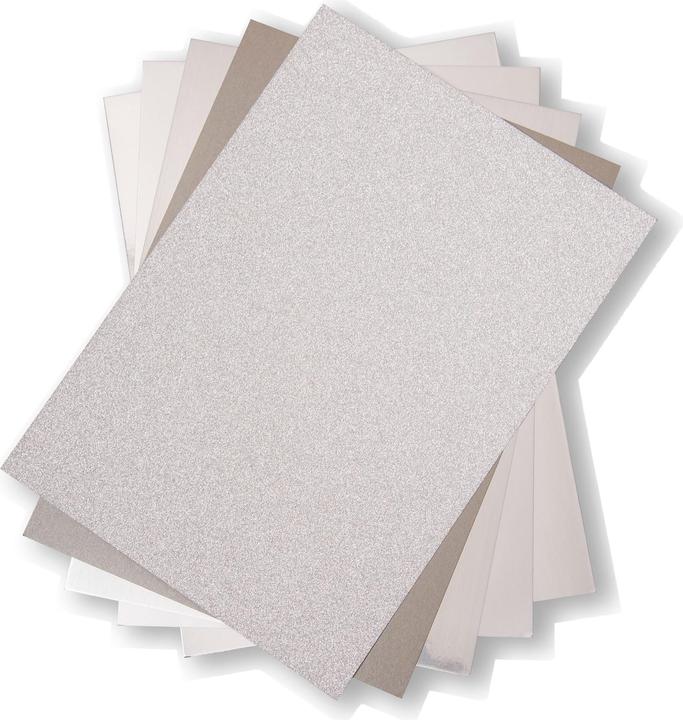 Image du produit Sizzix Surfacez Carton Opulent A4 Argent 50 feuilles (250 g/m², 50x)