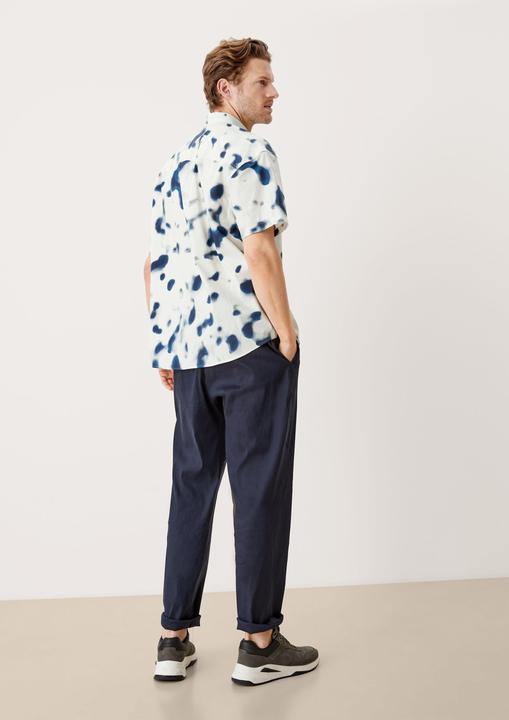 Image du produit s.Oliver Hemd Relaxed: Hemd mit Alloverprint (S)