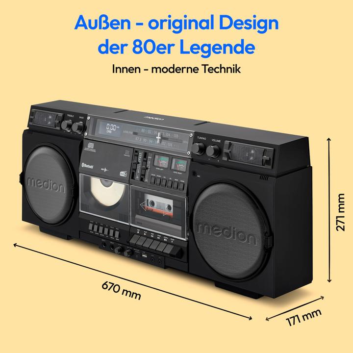Actual product image Medion Life P66538 (FM, DAB+, Bluetooth)