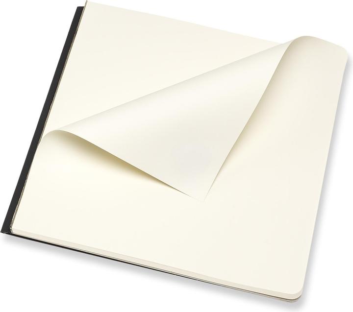 Actual product image Moleskine Sketchpad Square SC 19x19cm 626833 black, 48 pages (Special, Plain, Soft cover)