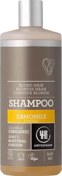 Urtekram Shampoo alla camomilla per capelli biondi biologico (500 ml, Shampoo liquido)