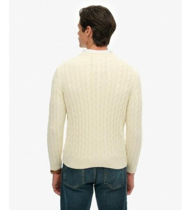 Produktbild Superdry Baumwoll-Kabelmuster-Crew-Pullover (S)