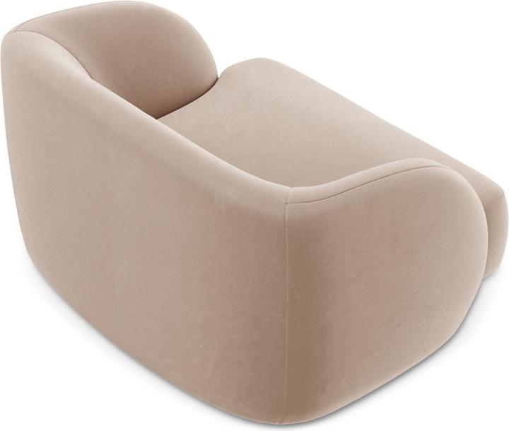 Actual product image Micadoni Bouclé Armchair, "Miley", 1 Seat, 103x90x70Made in Europe