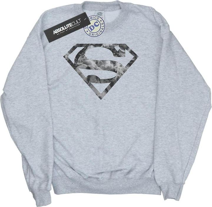 Actual product image Boys Superman Marble Logo Sweatshirt (128)