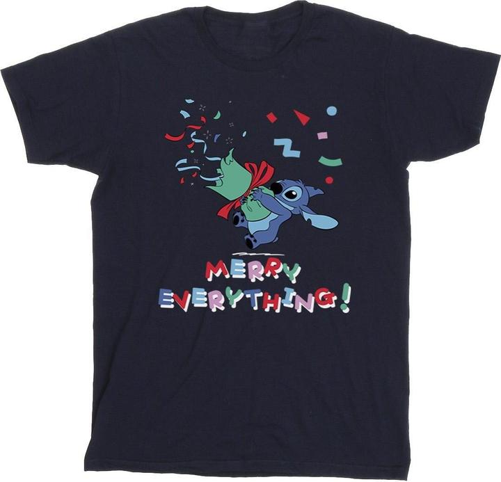 Produktbild Disney Lilo And Stitch Stitch Merry Everything TShirt (XXL)