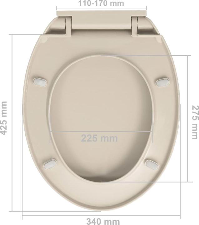 Produktbild vidaXL Toilettensitz