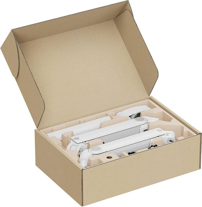 Actual product image Neomounts table mount duo 100x100 11kg/24-34"/white/fully movable (Table, 34", 11 kg)