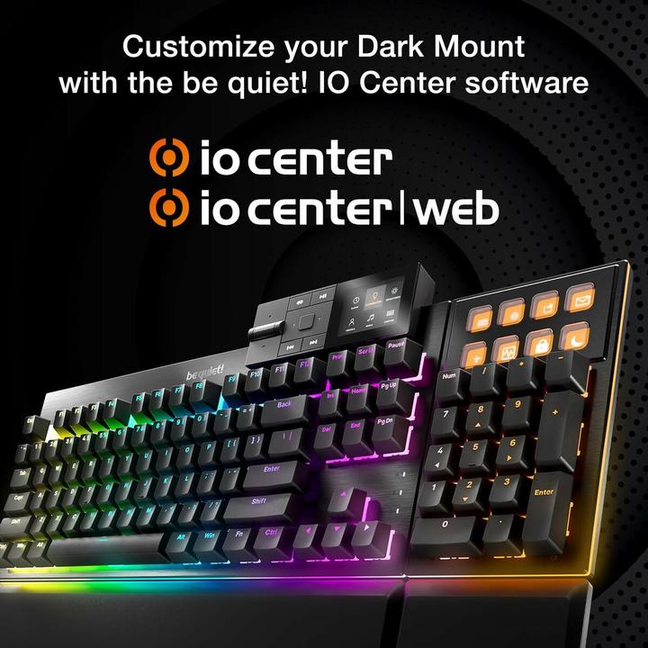 Actual product image be quiet! Klawiatura BEQUIET! DARK MOUNT SILENT LINEAR (US, Cable)