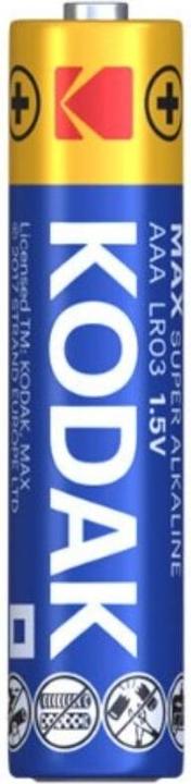 Produktbild Kodak MAX SUPER Einmal alkalisch Batterie AAA, 20-pack (20 Stk., AAA)