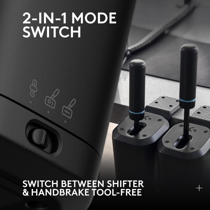 Actual product image Logitech G RS Shifter and Handbrake (PC, Xbox Series S, Xbox Series X, PS4, PS5, Xbox One S, Xbox One X)