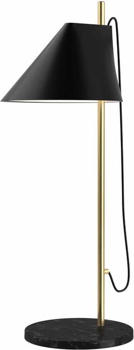 Laiton, Noir - Pied en marbre, Noir