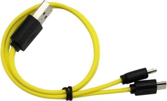 Actual product image Znter 2-way USB micro charging adapter (0.25 m)