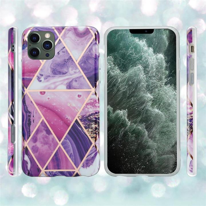 Image du produit Cadorabo Couverture IMD TPU Marbre coloré (Apple iPhone 12 Pro Max)
