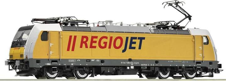 Image du produit Roco 7500102 H0 E-Lok 386 204-2 der Regiojet (Piste H0)