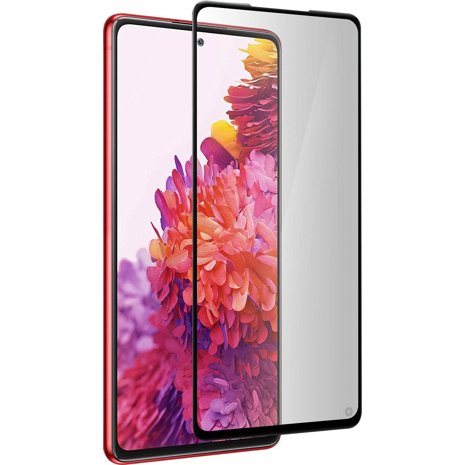 Bigben Connected Life Displayschutz aus Glas (1 Stück, Samsung Galaxy S20 FE), Smartphone Schutzfolie, Schwarz