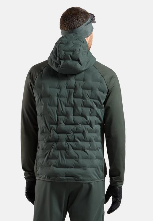 Actual product image Odlo Zeroweight Insulator Hybrid Mid Layer mit Kapuze und Reissverschluss (M)