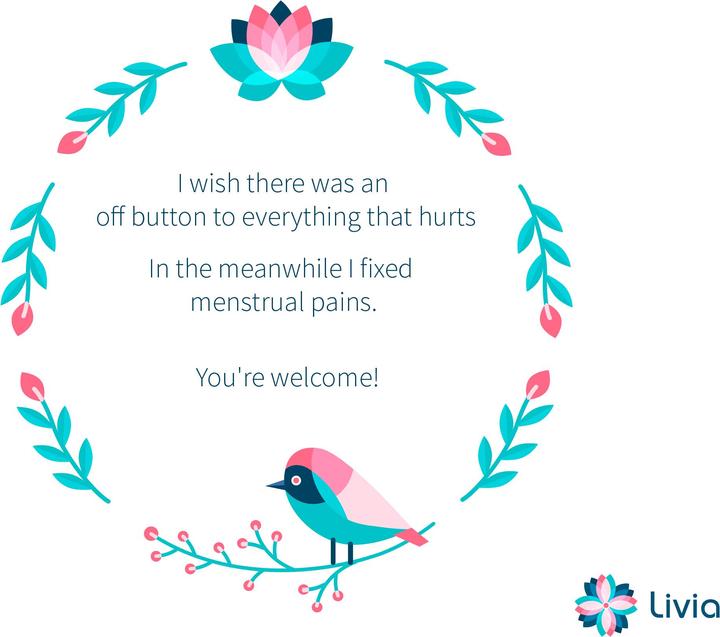 Produktbild Livia Lösung für Menstruationsbeschwerden