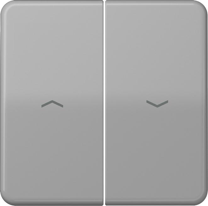 Actual product image JUNG Rocker 2t Shutter CD gr glz Arrows CD595PGR