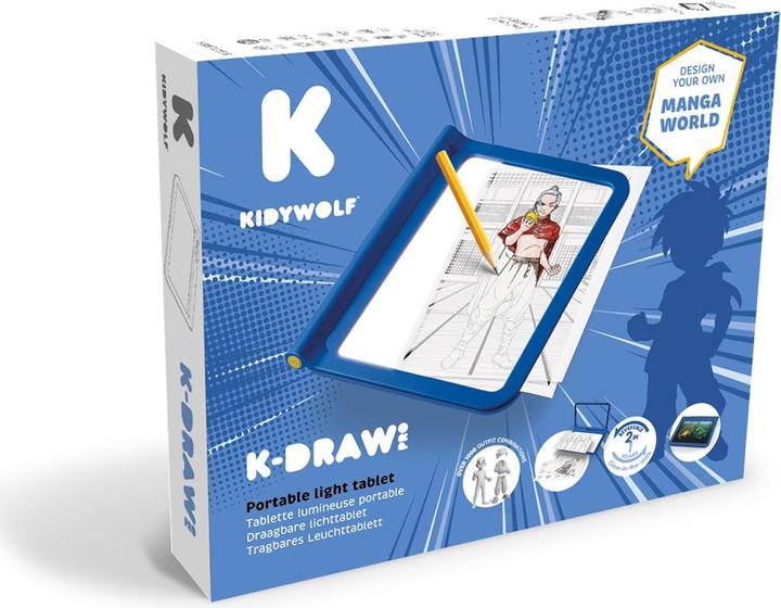 Kidywolf Leuchtende Designtafel blau