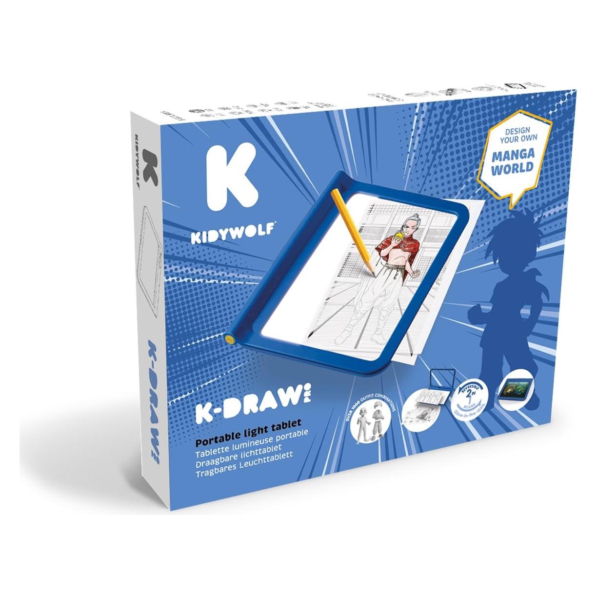 Kidywolf Leuchtende Designtafel Blau thumbnail